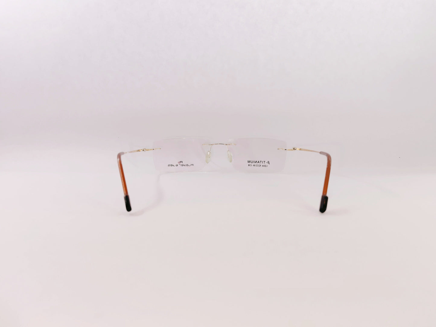iDom Eyeglasses Rimless Rectangle Specs For Men & Women 179473