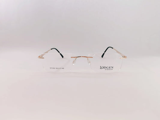iDom Eyeglasses Rimless Rectangle Specs For Men & Women 286973