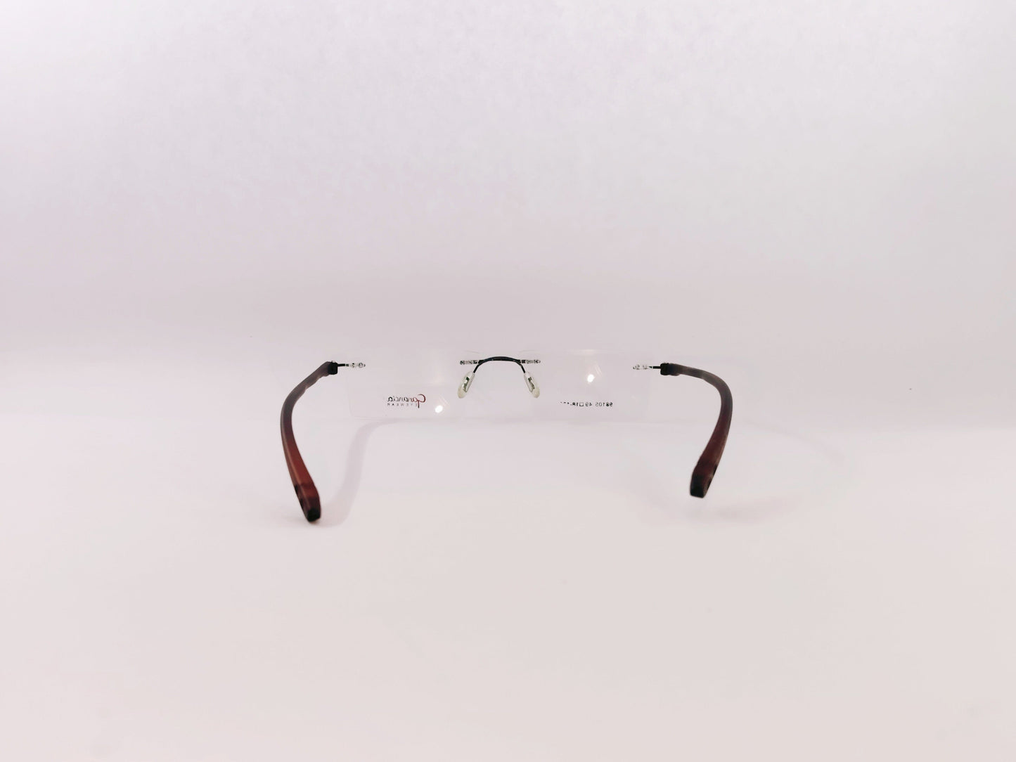 iDom Eyeglasses Rimless Rectangle Specs For Men & Women 335973