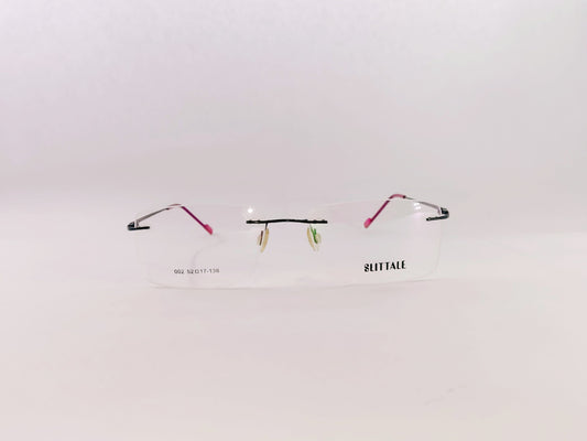 iDom Eyeglasses Rimless Rectangle Specs For Women 215051