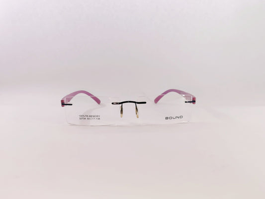 iDom Eyeglasses Rimless Rectangle Specs For Women 301850