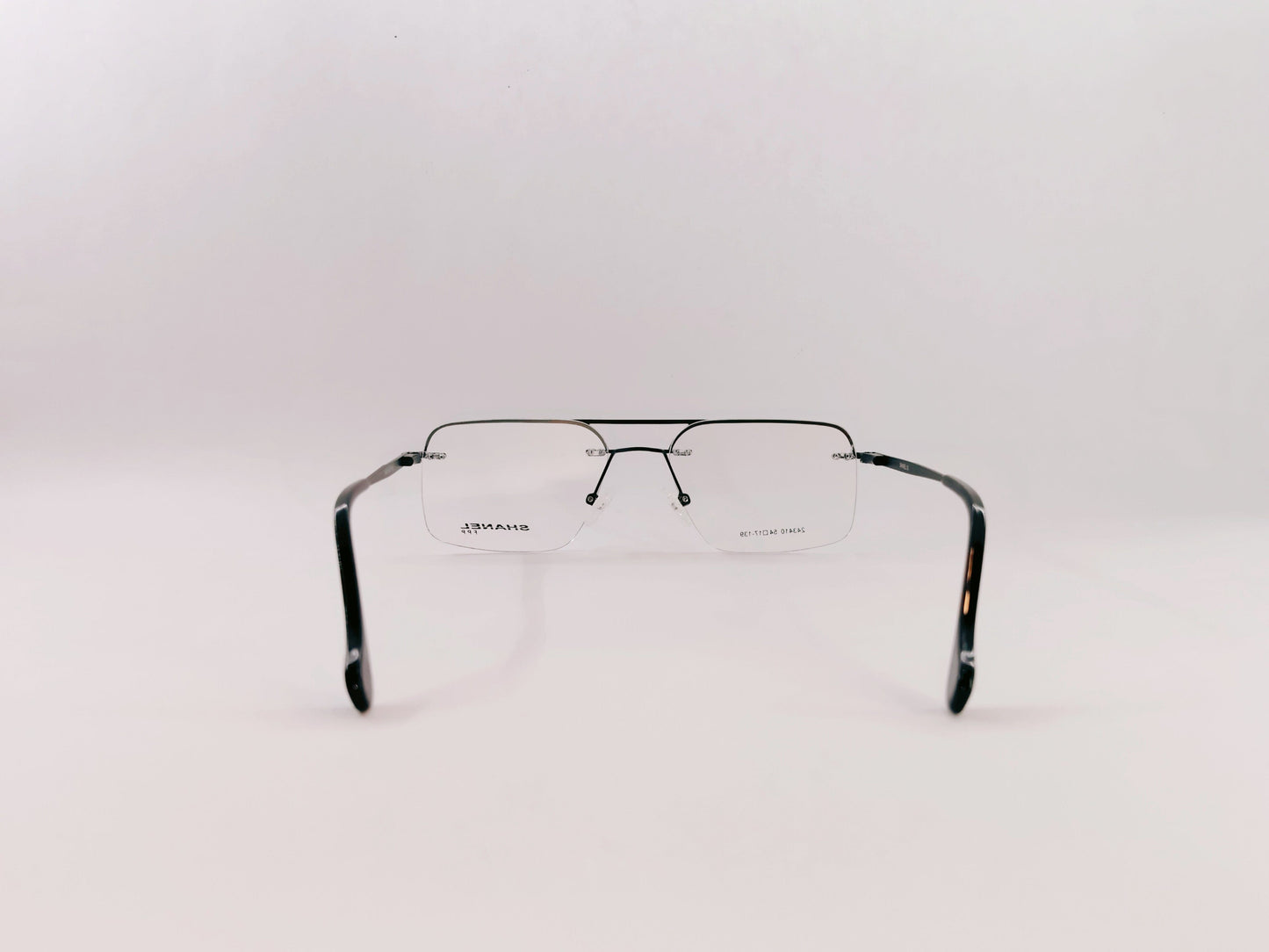 iDom Eyeglasses Rimless Square Specs For Men 115558