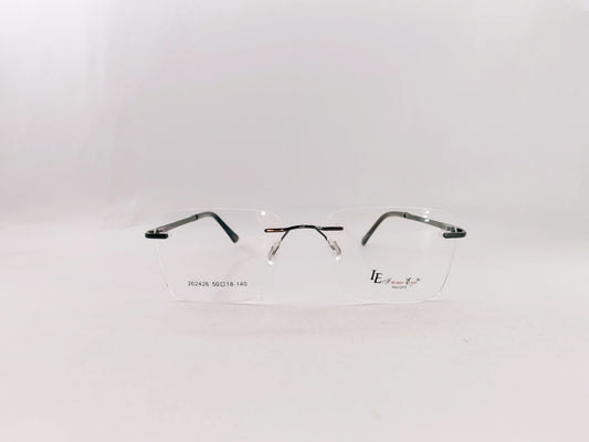 iDom Eyeglasses Rimless Square Specs For Men 121977