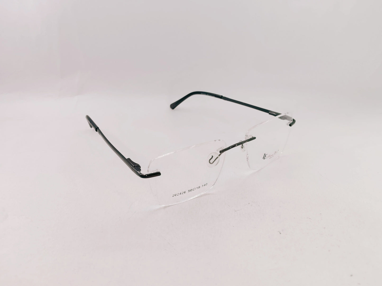 iDom Eyeglasses Rimless Square Specs For Men 121977