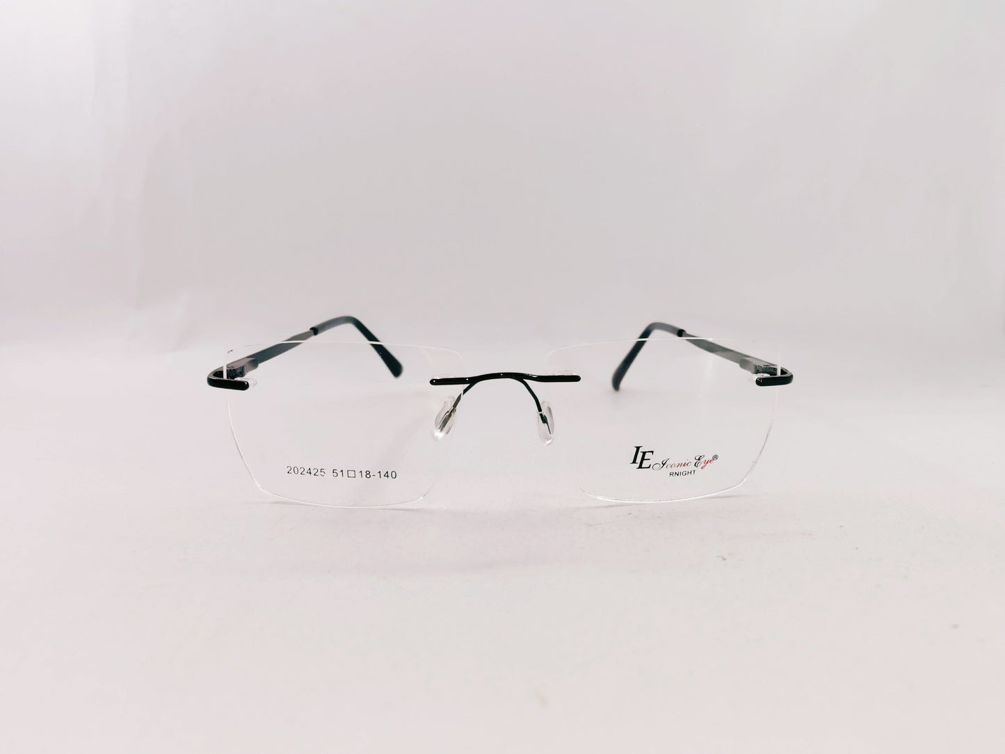 iDom Eyeglasses Rimless Square Specs For Men 285388