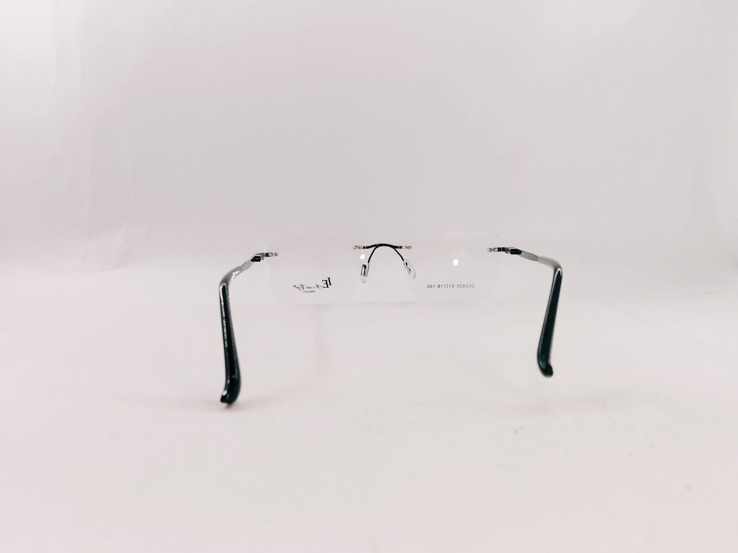 iDom Eyeglasses Rimless Square Specs For Men 285388
