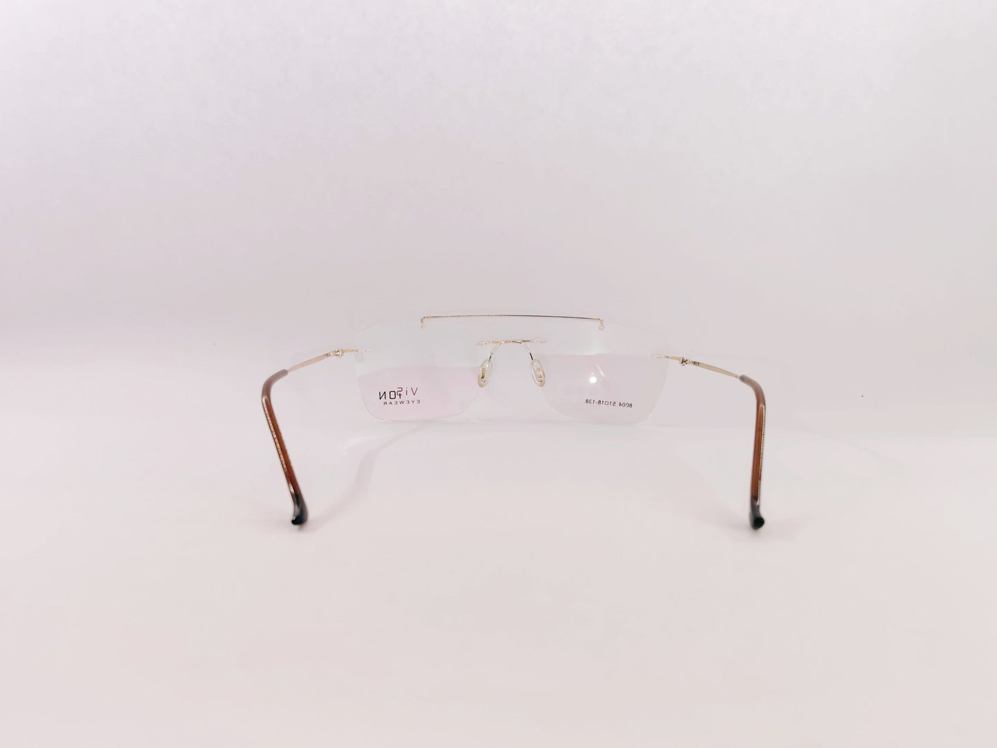 iDom Eyeglasses Rimless Square Specs For Men & Women 230271