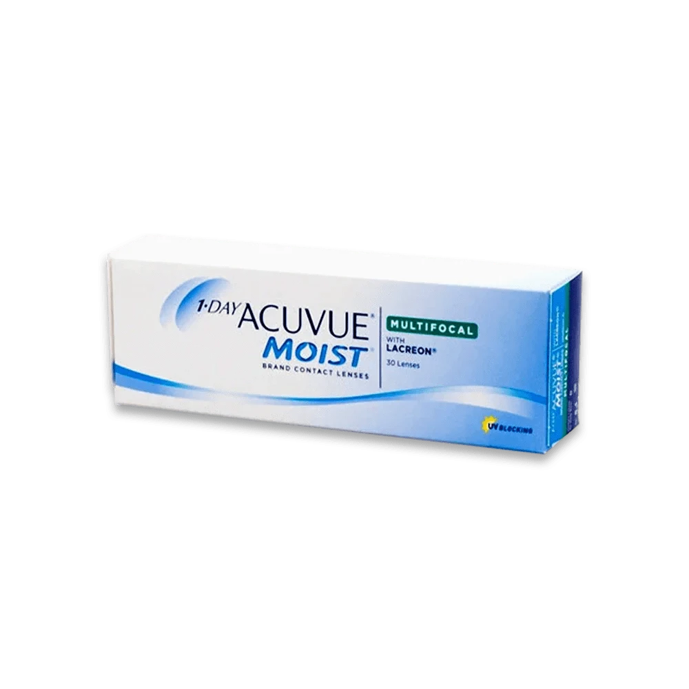 Johnson & Johnson Contact Lenses Johnson & Johnson (J&J) 1- Day Acuvue Moist >> Multifocal << Daily Disposable Contact Lenses