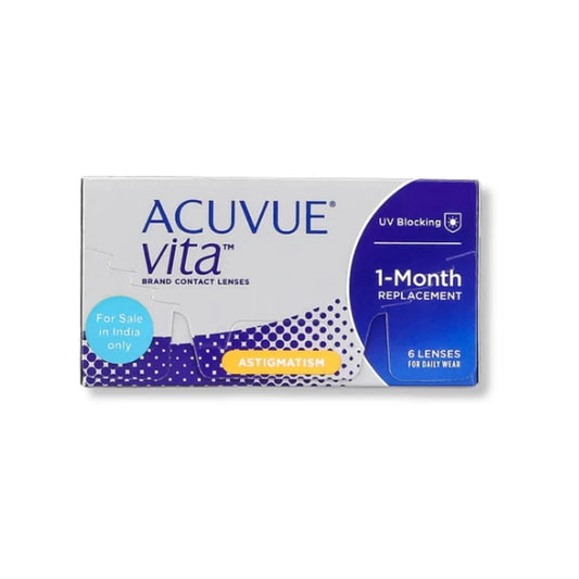 Johnson & Johnson Contact Lenses Johnson & Johnson (J&J) Acuvue Vita For Astigmatism >> Toric / Astigmatism << Monthly Disposable Contact Lenses