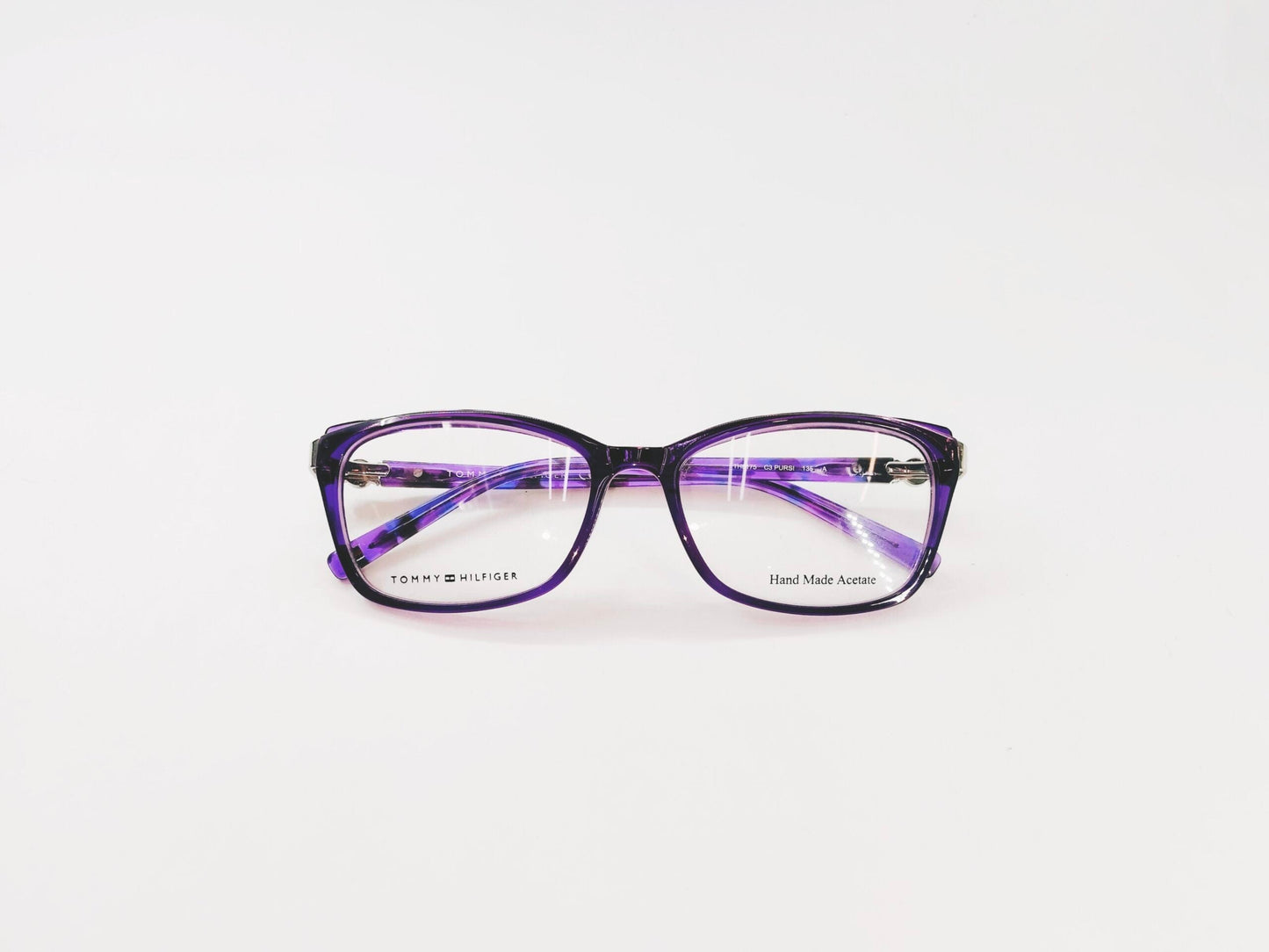 Tommy Hilfiger Eyeglasses Tommy Hilfiger Cat-Eye Full Frame Specs For Women 144258