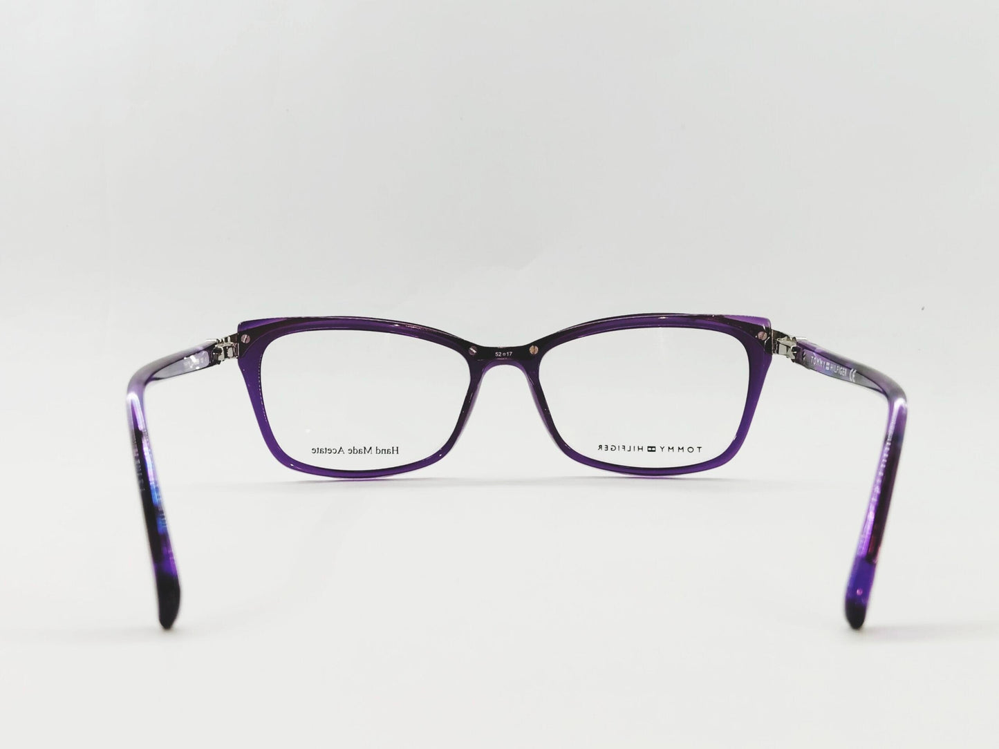 Tommy Hilfiger Eyeglasses Tommy Hilfiger Cat-Eye Full Frame Specs For Women 144258