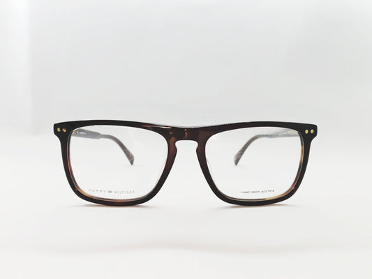 Tommy Hilfiger Eyeglasses Tommy Hilfiger Full Frame Square Specs For Men 177415