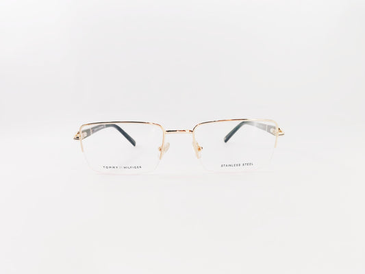 Tommy Hilfiger Eyeglasses Tommy Hilfiger Half Frame Rectangle Shape For Men & Women 126757