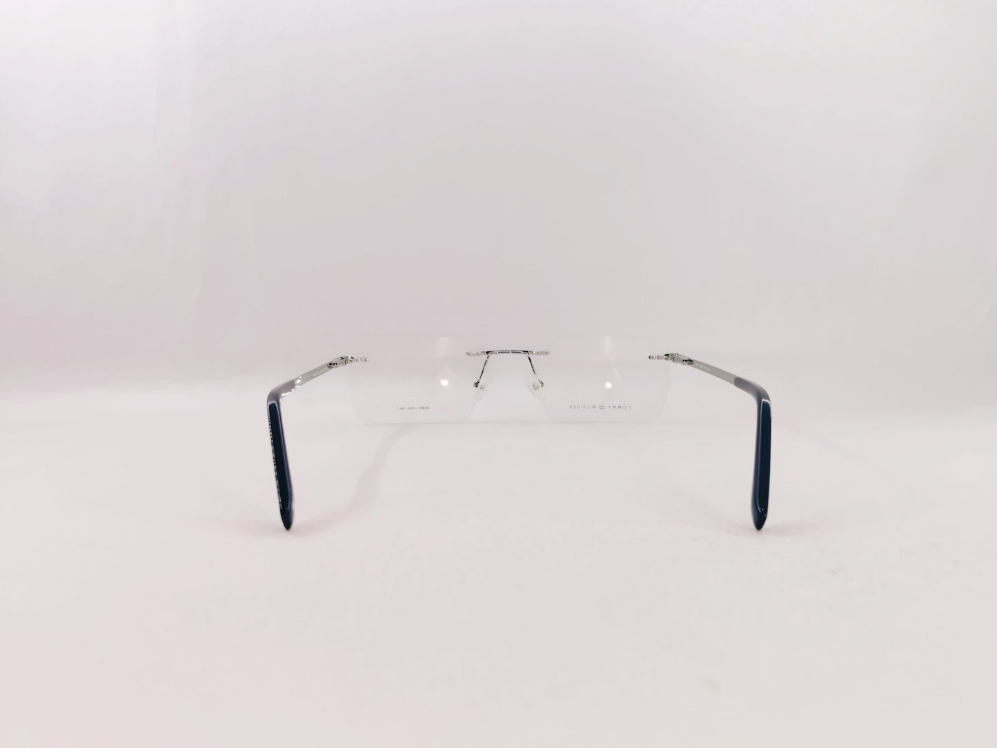 Tommy Hilfiger Eyeglasses Tommy Hilfiger Rimless Rectangle Specs For Men & Women 272462
