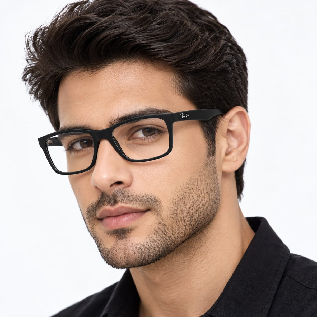 Ray-Ban  RB7027I Black Rim Frame Rectangle For Men 113745