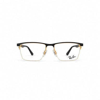 Ray-Ban  RB6443I Black Half Rim Frame Rectangle For Men 203636