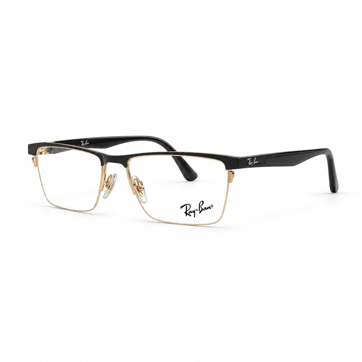 Ray-Ban  RB6443I Black Half Rim Frame Rectangle For Men 203636