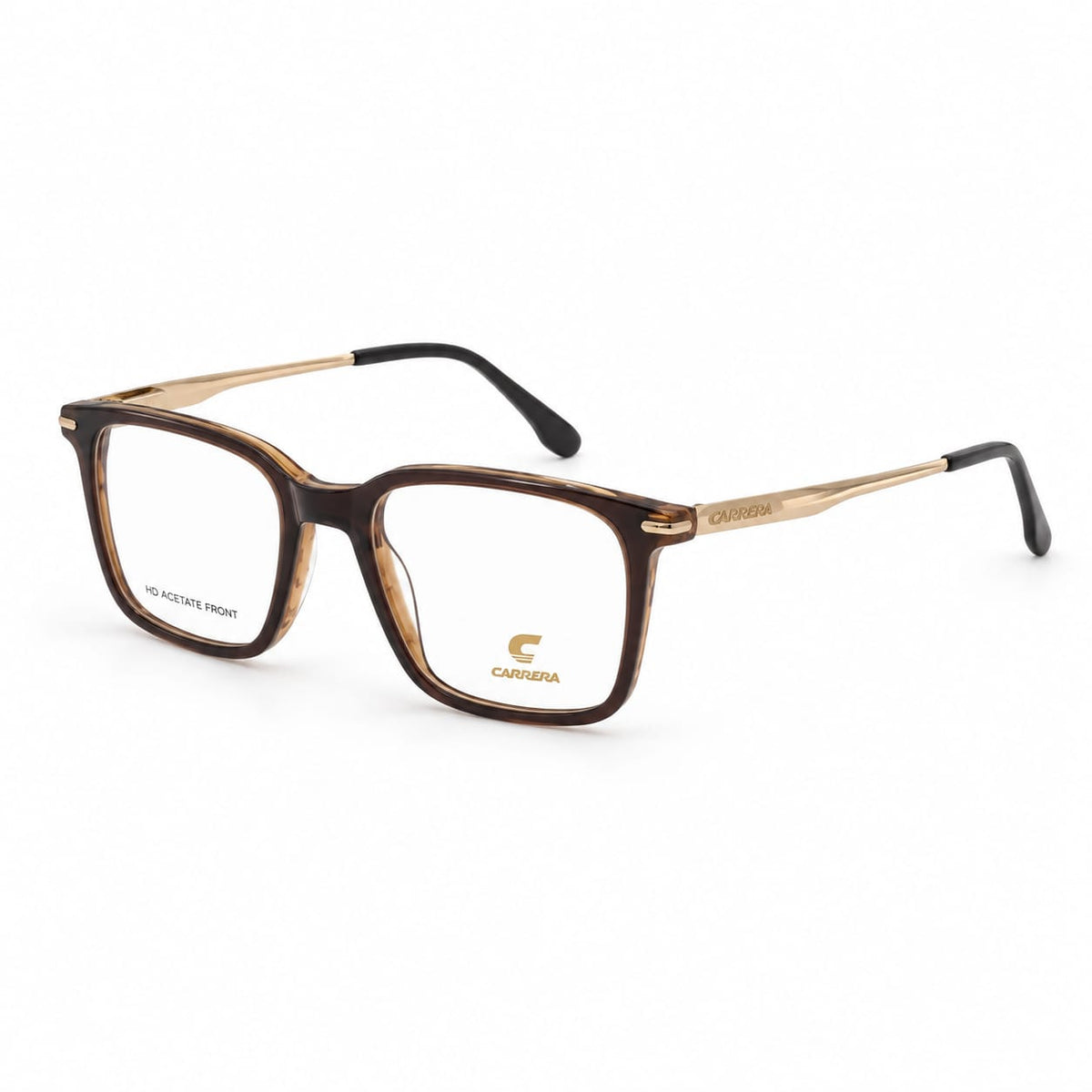 Carrera CA 357 Brown Full Rim Frame With CLIP-ON Sunglasses for Men 218285