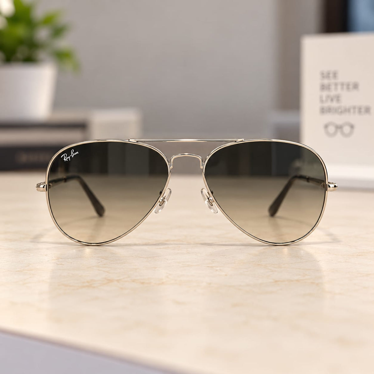 Ray-Ban Sunglasses  RB3025I Silver Aviator For Men 784316