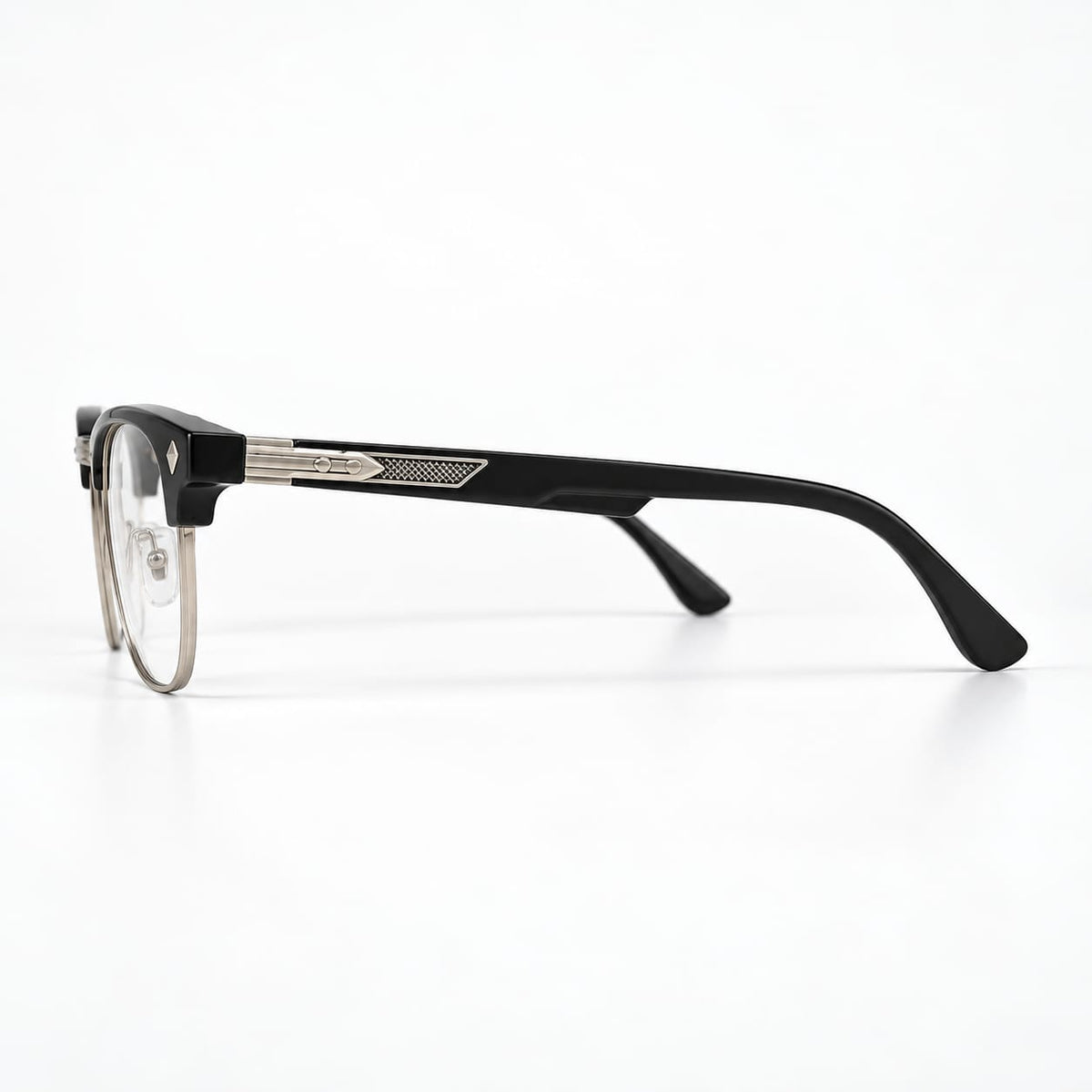 Clubmaster Black Mounted Eyeglasses For Men 655507