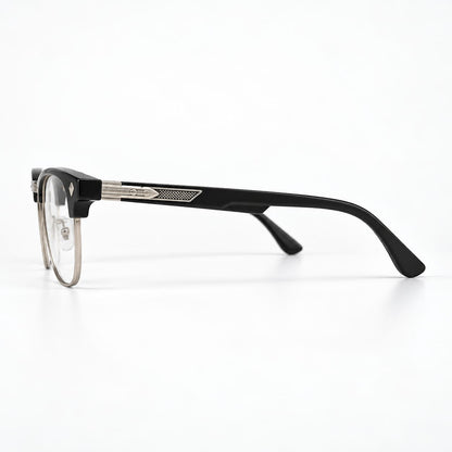 Clubmaster Black Mounted Eyeglasses For Men 655507