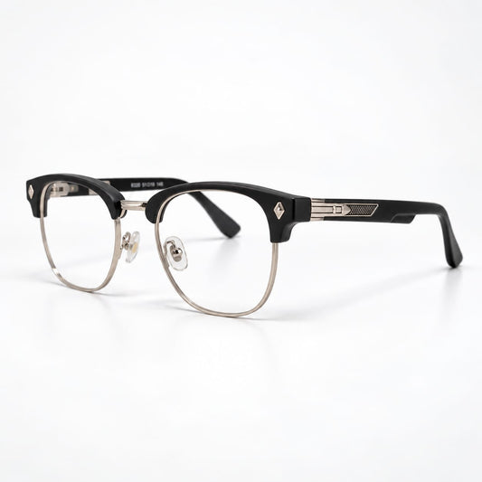 Clubmaster Black Mounted Eyeglasses For Men 655507
