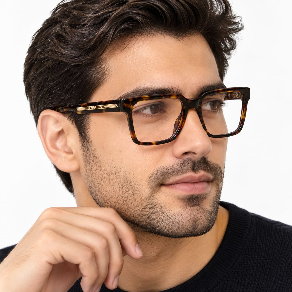 Carrera CA PRW 7/IN Tortoiseshell Brown Full Rim Frame for Men 269575