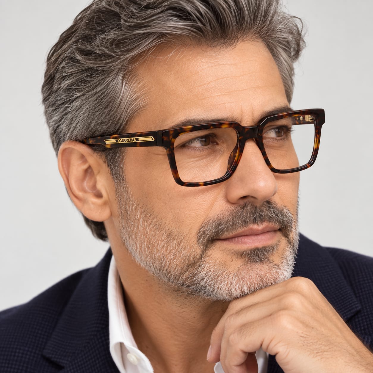 Carrera CA PRW 7/IN Tortoiseshell Brown Full Rim Frame for Men 269575
