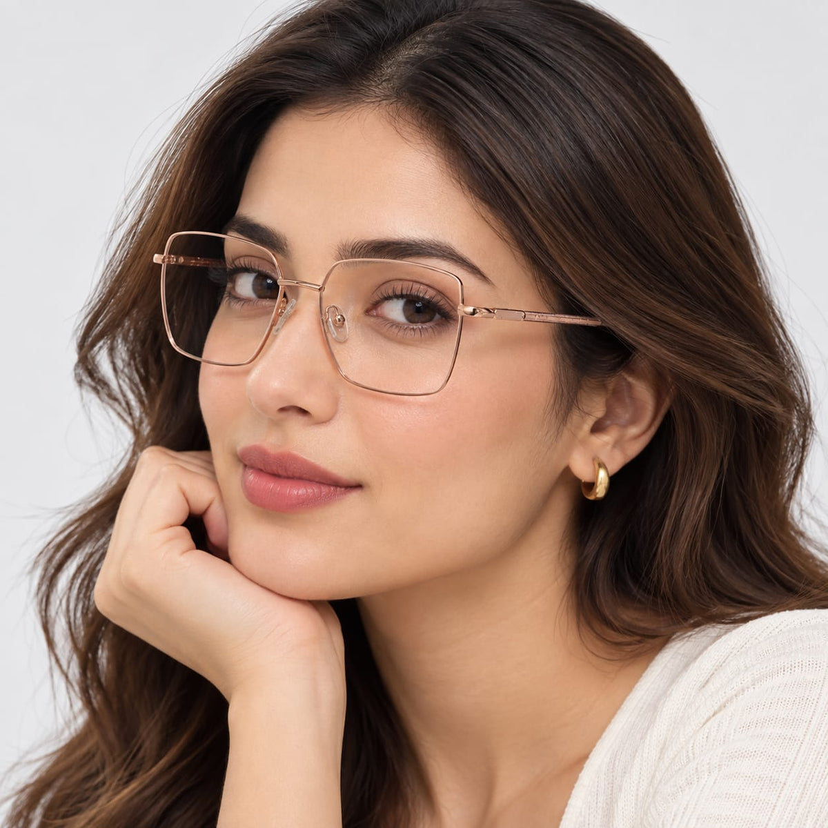 Full Rim Metal Eyewear For Women 196422