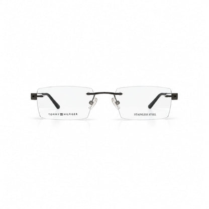 Tommy Hilfiger Rimless Rectangle Specs For Men & Women 166315