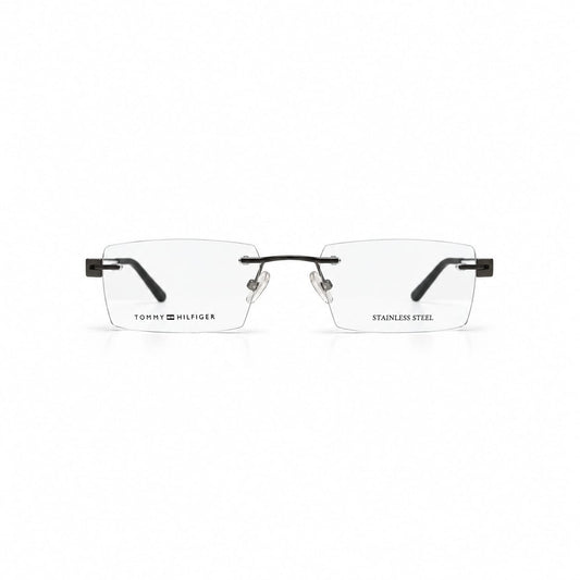 Tommy Hilfiger Rimless Rectangle Specs For Men & Women 166315