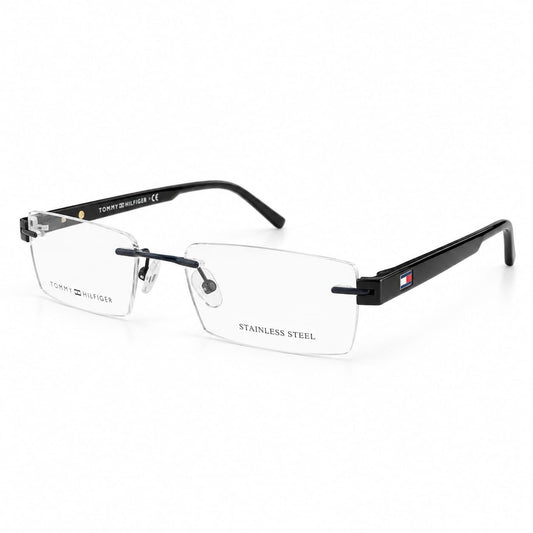 Tommy Hilfiger Rimless Rectangle Specs For Men & Women 166315