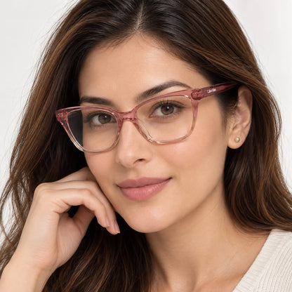 Calvin Klein Cat-Eye Full Frame Specs For Women 264916 - Eyedentity Opticians