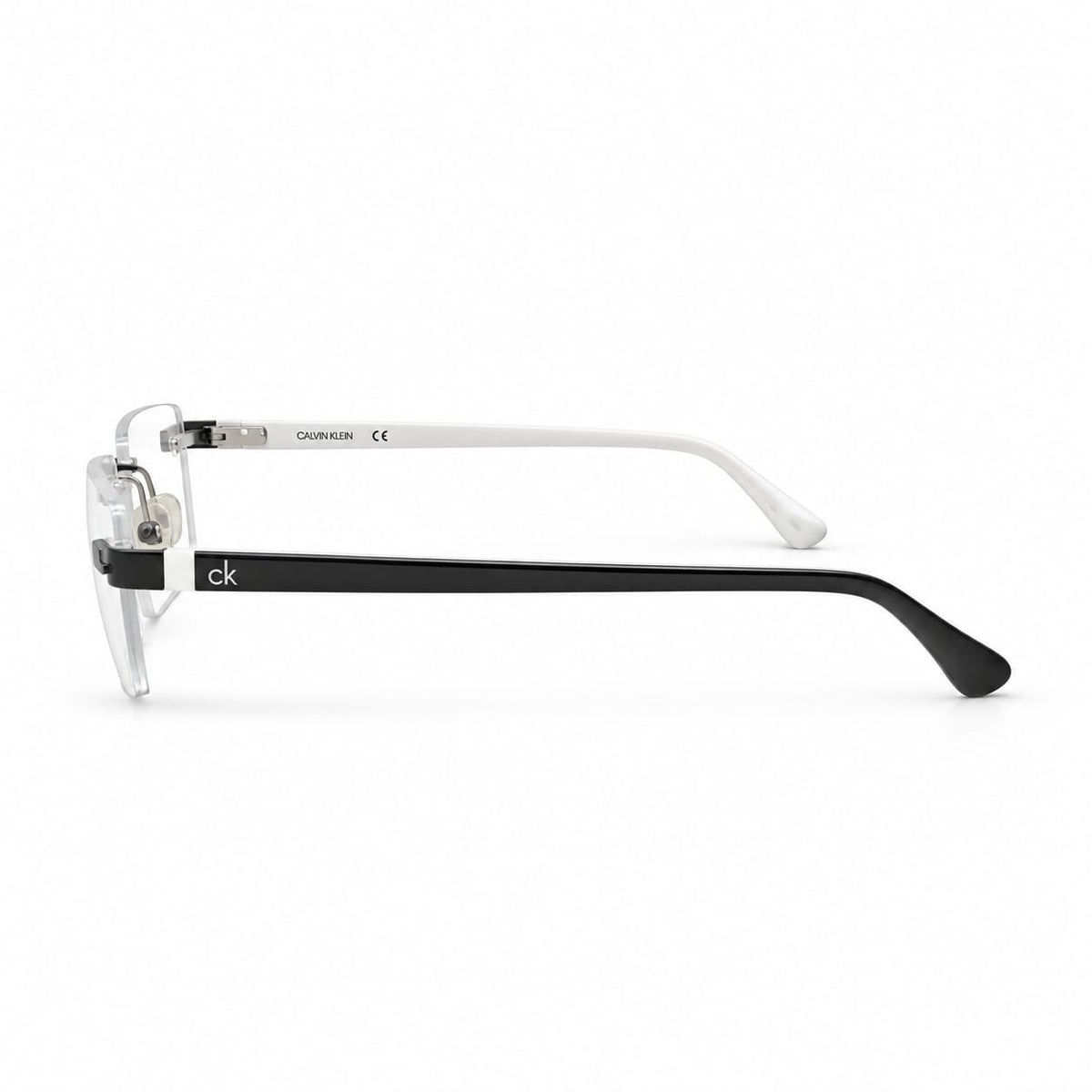 Calvin Klein- Rimless Rectangle Specs For Men 298155 - Eyedentity Opticians