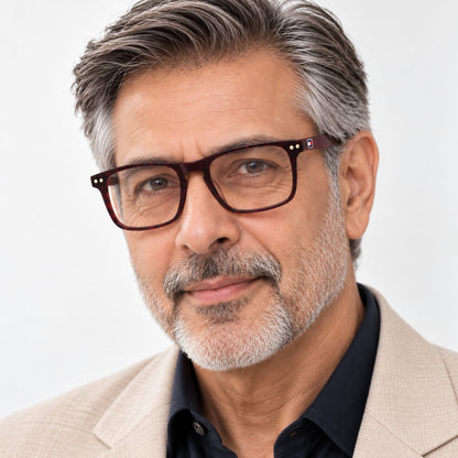 Tommy Hilfiger Full Frame Square Specs For Men 692957 - Eyedentity Opticians