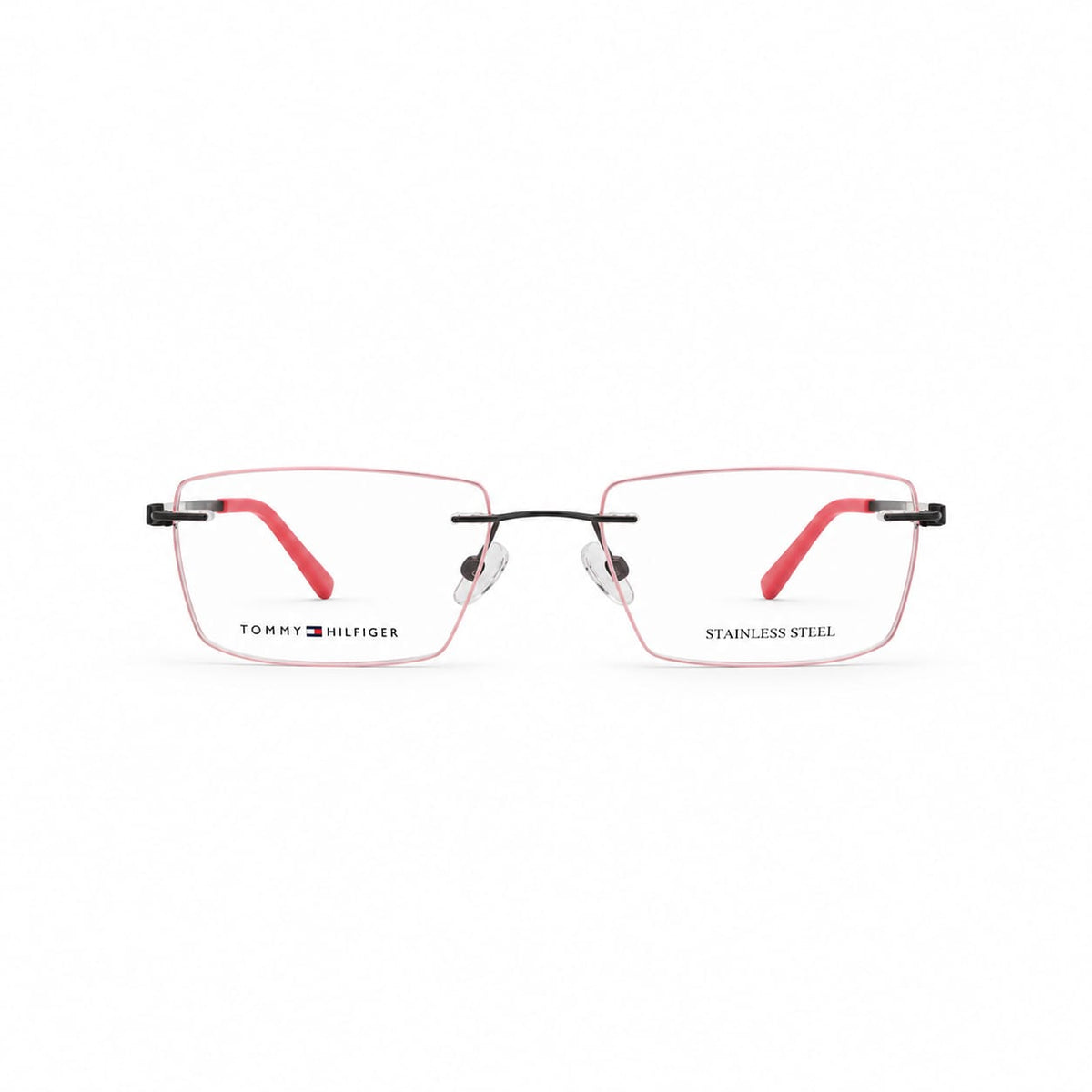Tommy Hilfiger Rimless Rectangle Specs For Men & Women 621873 - Eyedentity Opticians