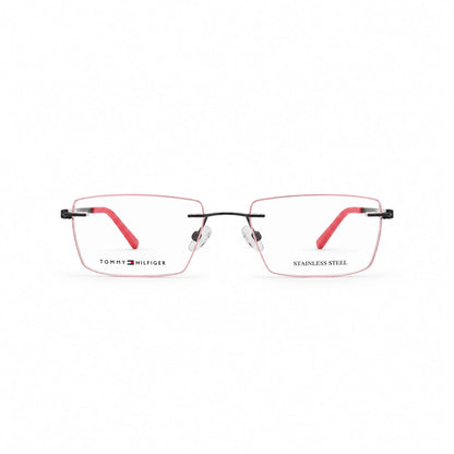 Tommy Hilfiger Rimless Rectangle Specs For Men & Women 621873 - Eyedentity Opticians