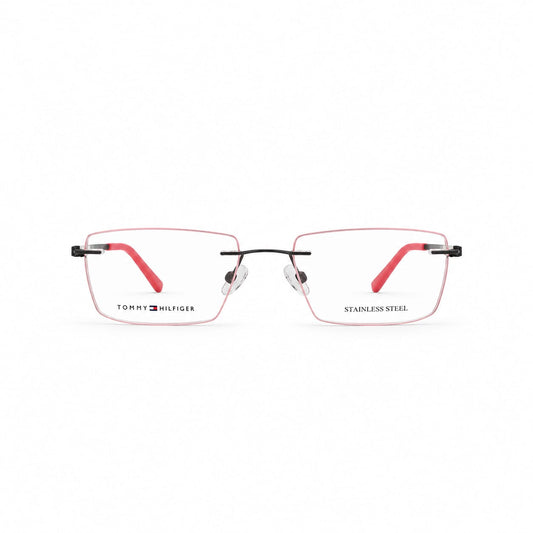 Tommy Hilfiger Rimless Rectangle Specs For Men & Women 621873 - Eyedentity Opticians