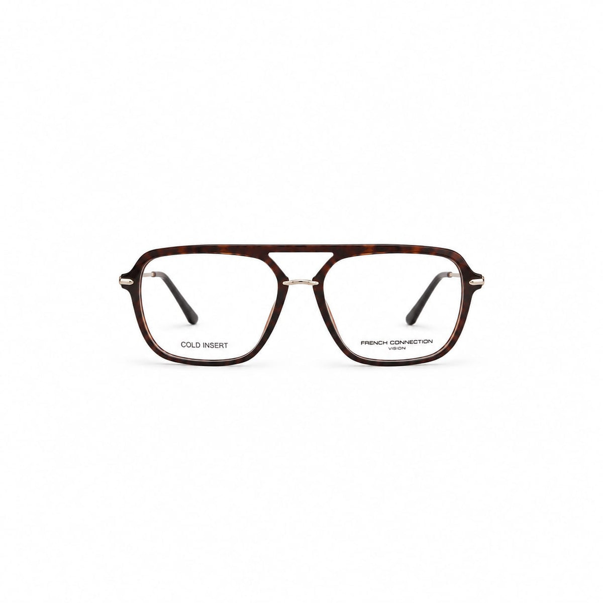 French Connection Full Frame Square Aviator For Men 253030 - Eyedentity Opticians