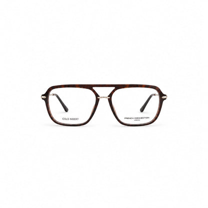 French Connection Full Frame Square Aviator For Men 253030 - Eyedentity Opticians