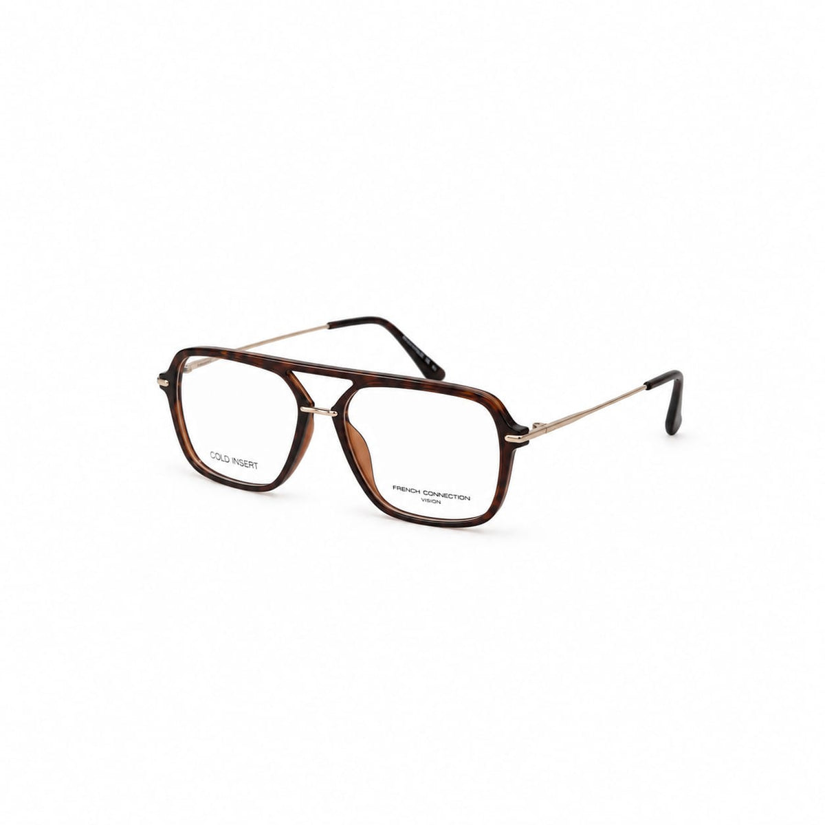 French Connection Full Frame Square Aviator For Men 253030 - Eyedentity Opticians