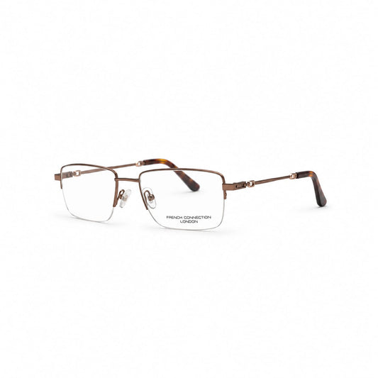 French Connection Half Rim Rectangle Specs for Men 287648 - Eyedentity Opticians