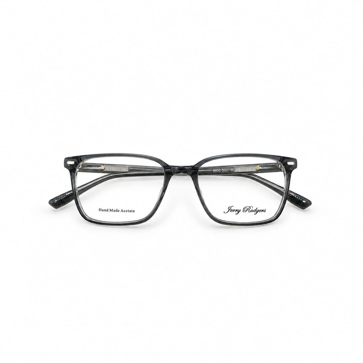 FULL FRAME JERRY RODGERS CLIP-ON SQUARE SHAPE EYEWEAR FOR MEN 242877