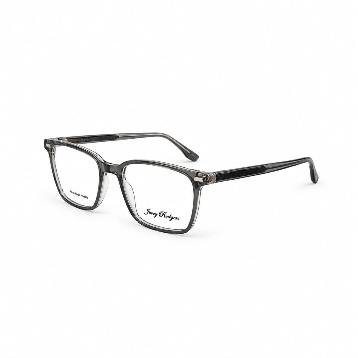 FULL FRAME JERRY RODGERS CLIP-ON SQUARE SHAPE EYEWEAR FOR MEN 242877