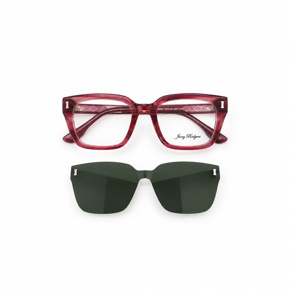 FULL FRAME JERRY RODGERS CLIP-ON EYEWEAR FOR WOMEN 839280