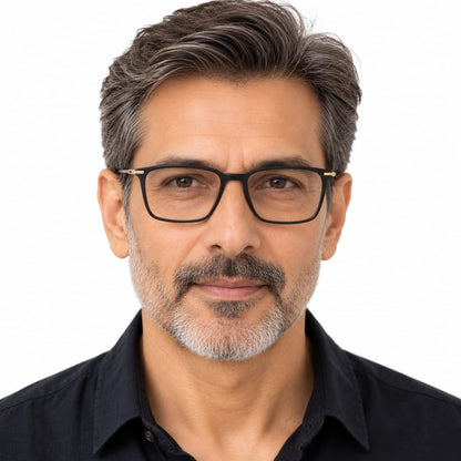 FULL FRAME RECTANGULAR SHAPE JERRY RODGERS EYEWEAR FOR MEN 182710