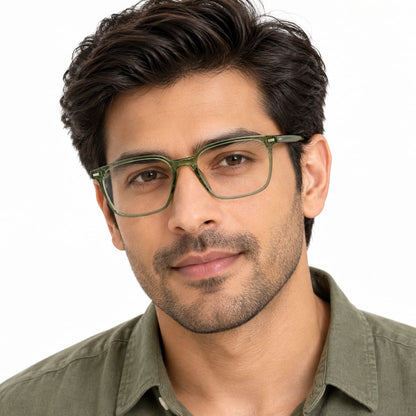 Full Frame Soft Rectangle Eyewear For Men 373195 - Eyedentity Opticians