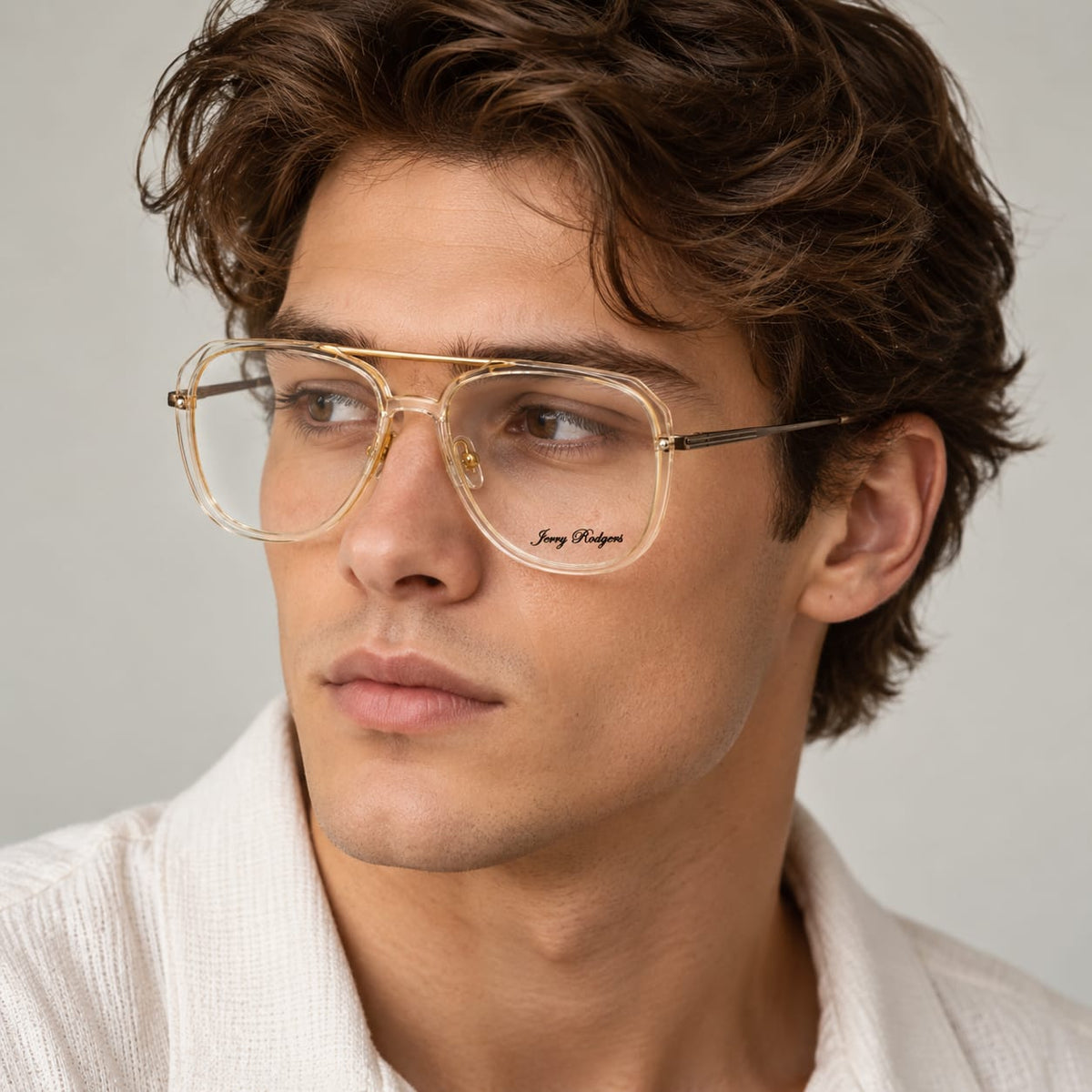 Jerry Rodgers Soft Aviator Shape Eyewear For Men 323849 - Eyedentity Opticians