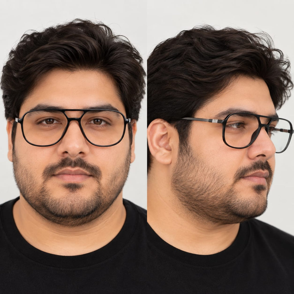 Jerry Rodgers Full Rim Oversized Aviator Specs For Men 331699 - Eyedentity Opticians