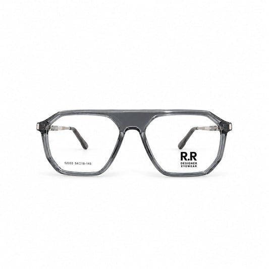 Full Rim Geometric Retro Aviator Shape Eyewear For Men 134395 - Eyedentity Opticians